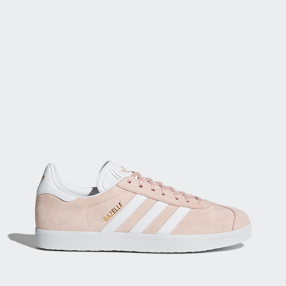 Adidas Gazelle - Originals ανδρικα - Ροζ/Ασπρα/Χρυσο Χρωμα Μεταλλικός,Μέγεθος: EU 36 – 54 2/3 (242MX